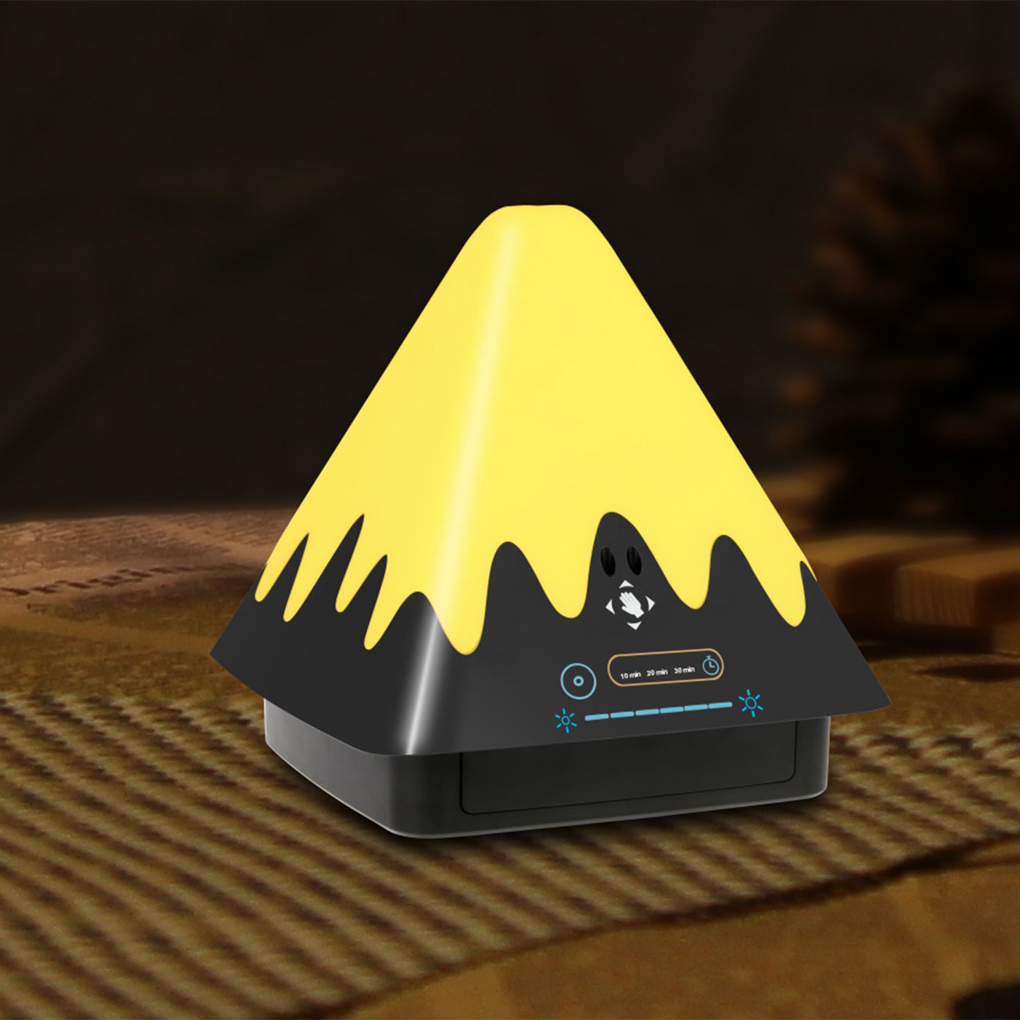 Touch Control Night Light with 8 Colors & Timer Function