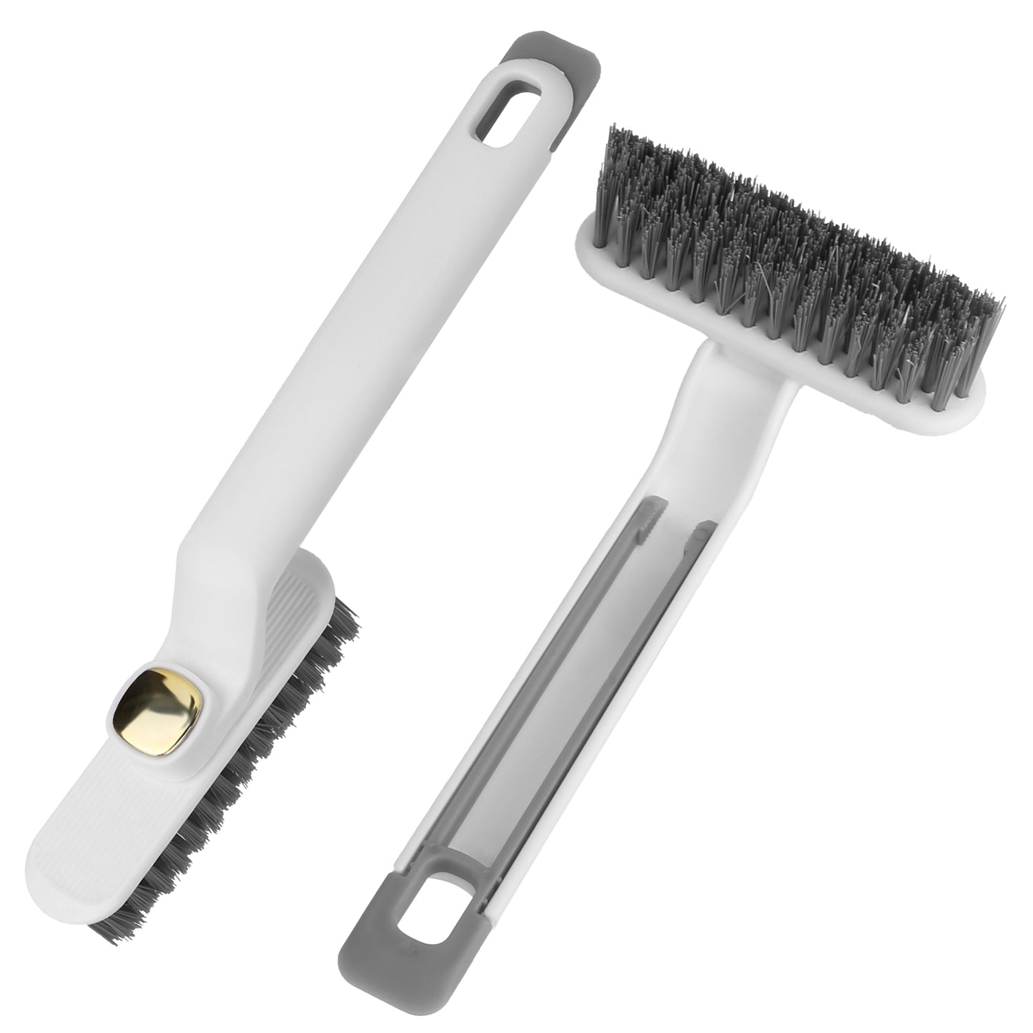 Rotating Crevice Cleaning Brush Set with Hair Clip Tool