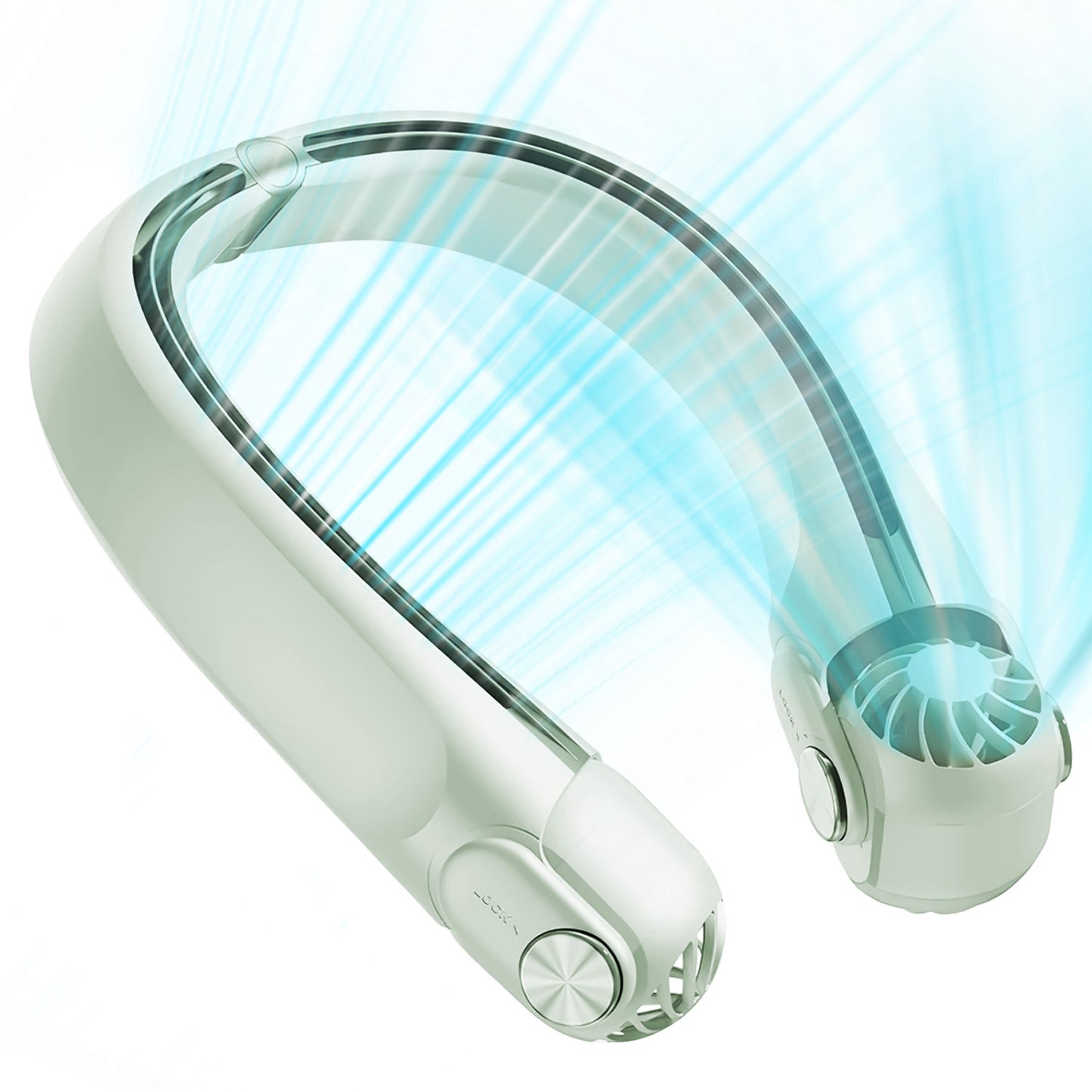 Portable Neck Hanging Fan with 360° Airflow & 3 Speeds