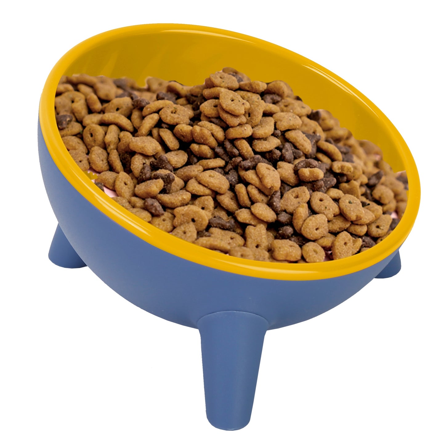 Elevated Tilted Cat Food Bowl with Backflow Prevention