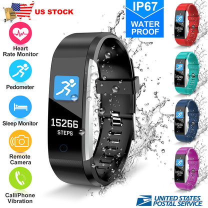 Fitness Tracker with Heart Rate Monitor & Sleep Tracking