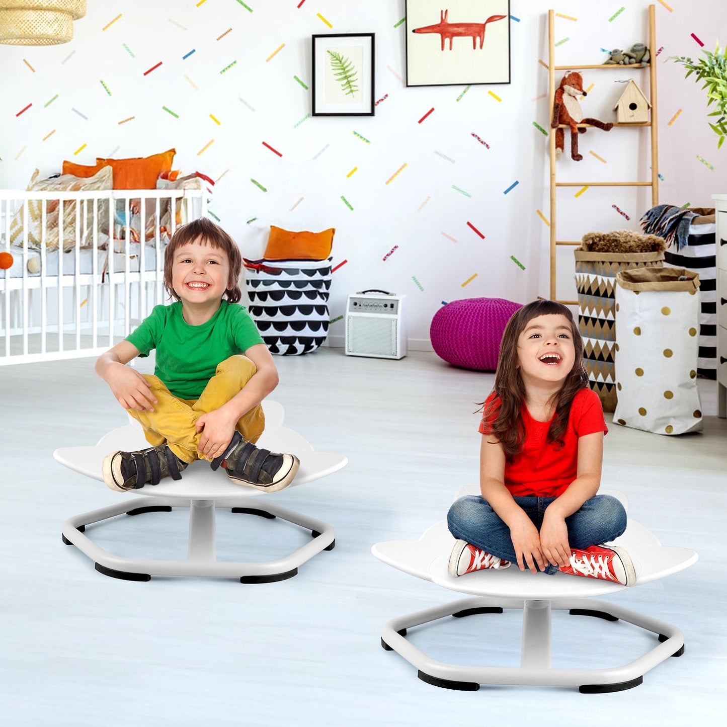 Kids Sensory Swivel Chair for Balance & Coordination Training