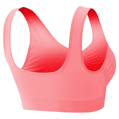 3 Pack Sport Bras For Women Seamless Wire-free Bra Light Support Tank Tops For Fitness Workout Sports Yoga Sleep Wearing