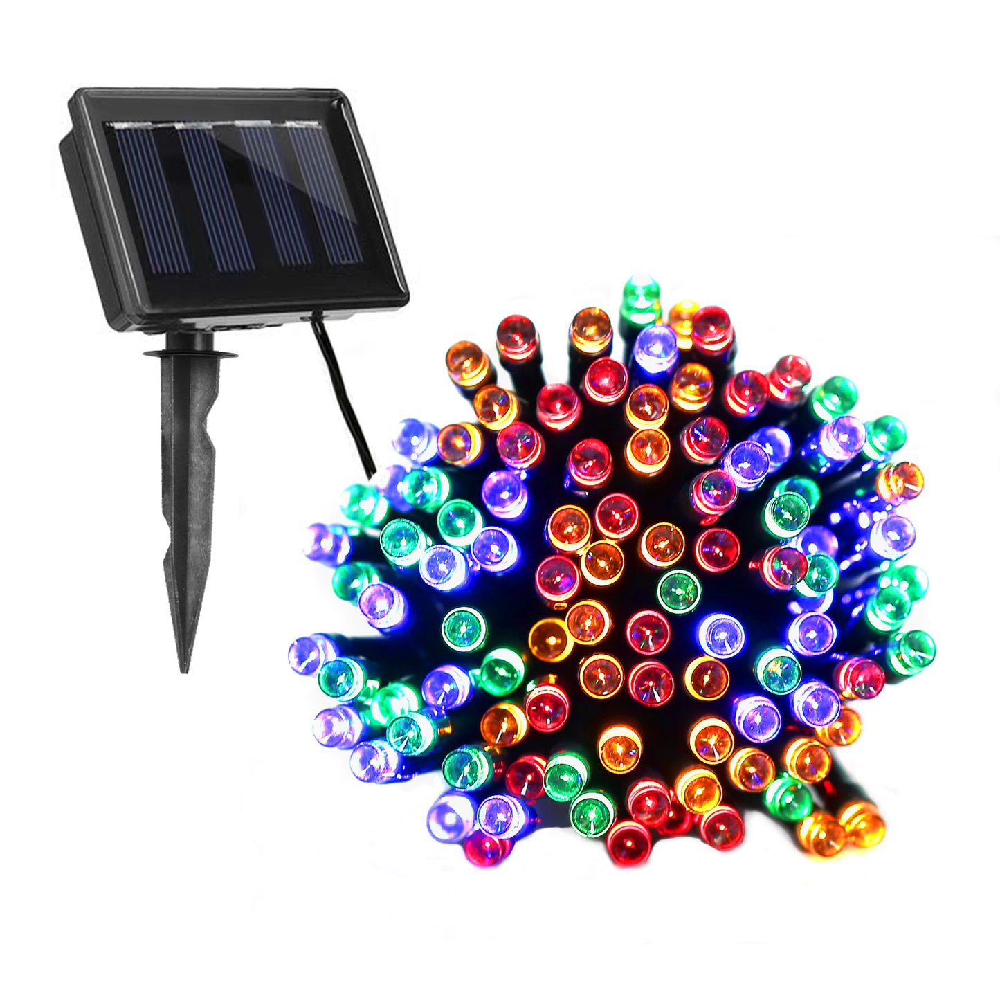 Solar String Lights 100 LED Multicolor 39ft Outdoor Waterproof