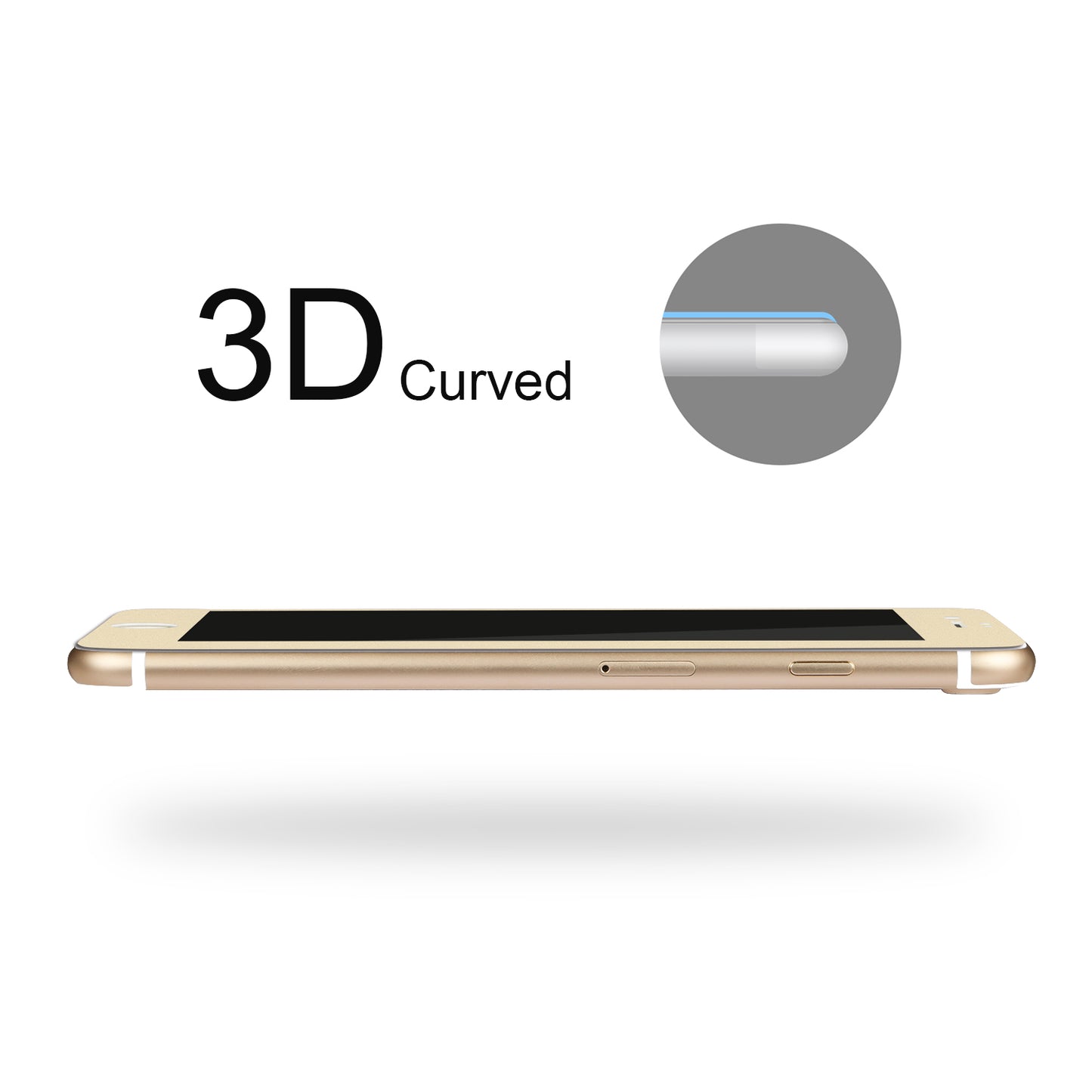 Tempered Glass Screen Protector for iPhone 7 Plus – 3D Curved