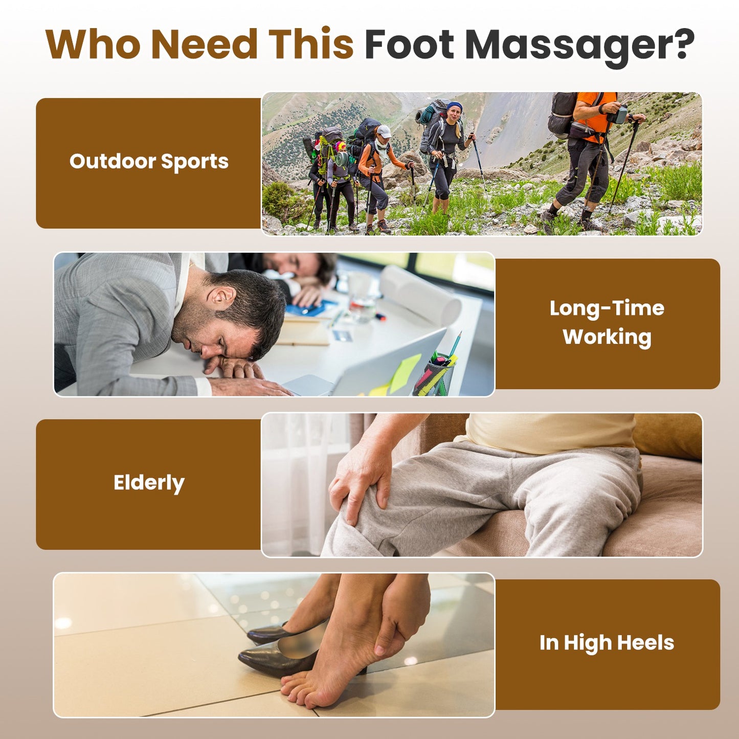 EMS Foot Massager with TENS Technology & Remote Control