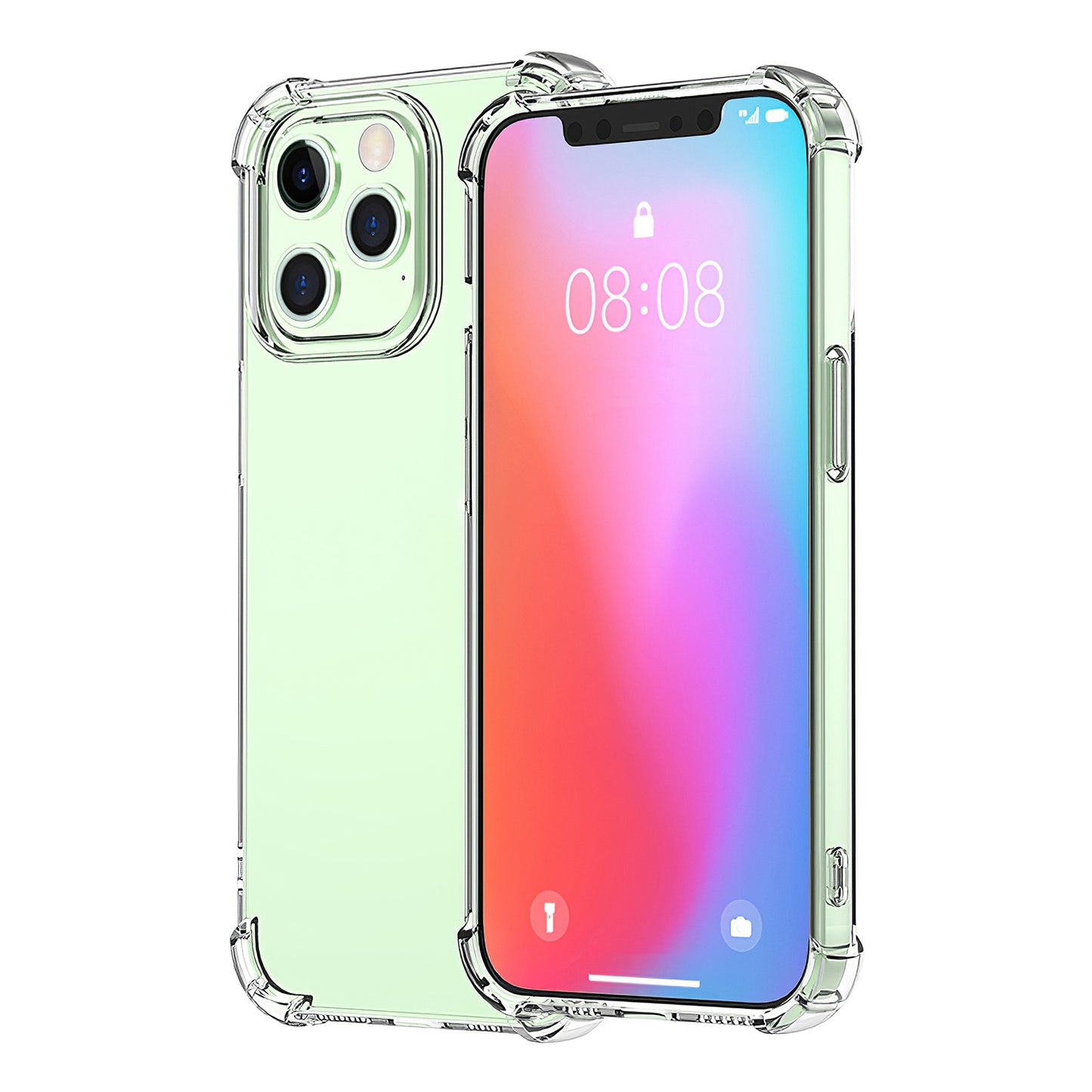 Clear iPhone Case with Shockproof Air Cushion Corners
