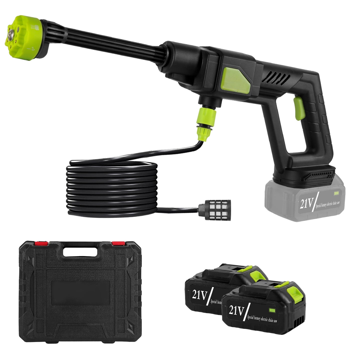 Cordless Pressure Washer 435PSI with 6-in-1 Nozzle