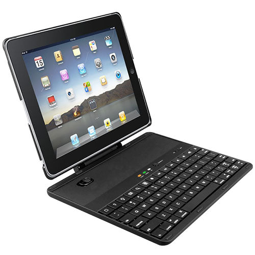 Aluminum Keyboard Case for iPad 2 & 3 with 360° Rotation