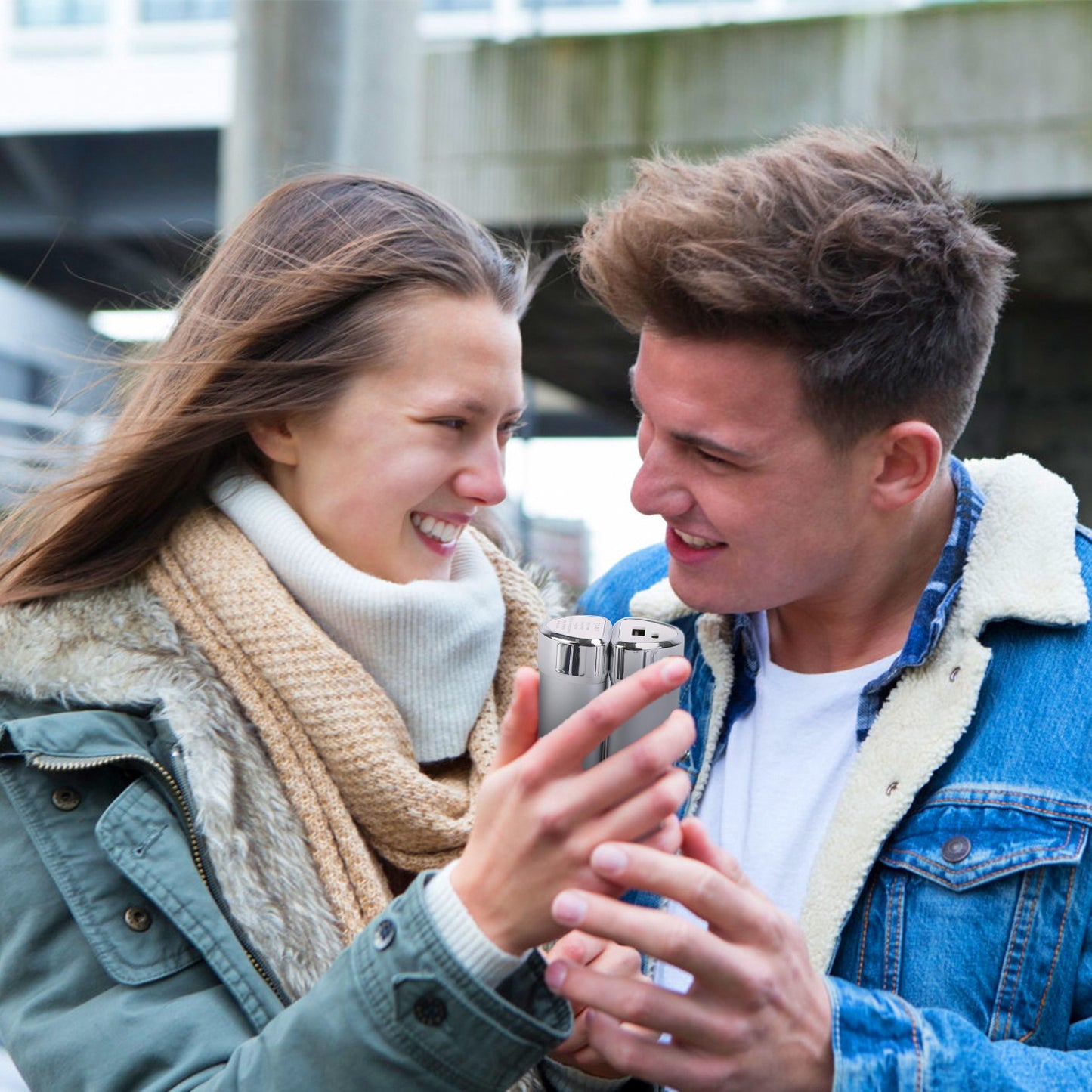 Magnetic Hand Warmers 2-Pack with 10000mAh Power Bank