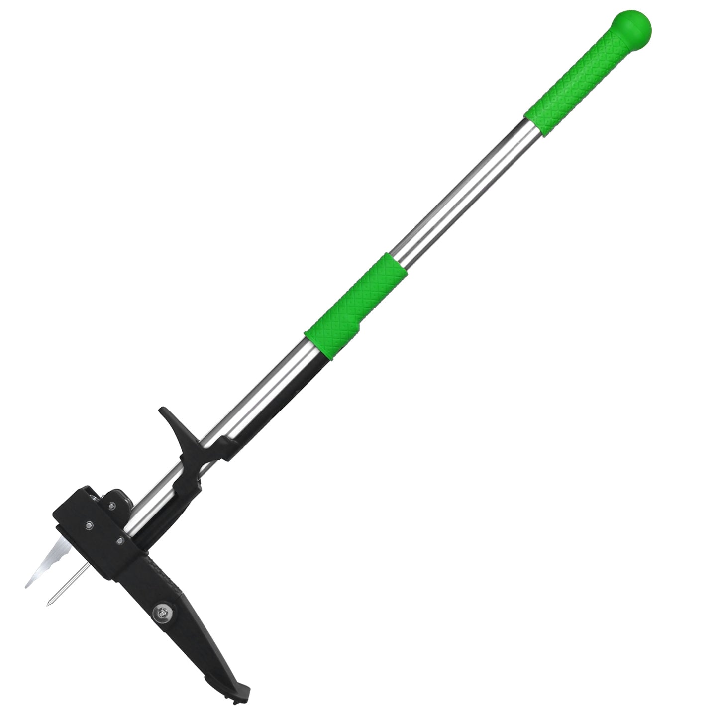 Stand Up Weed Puller Tool with 4-Claw Aluminum Design
