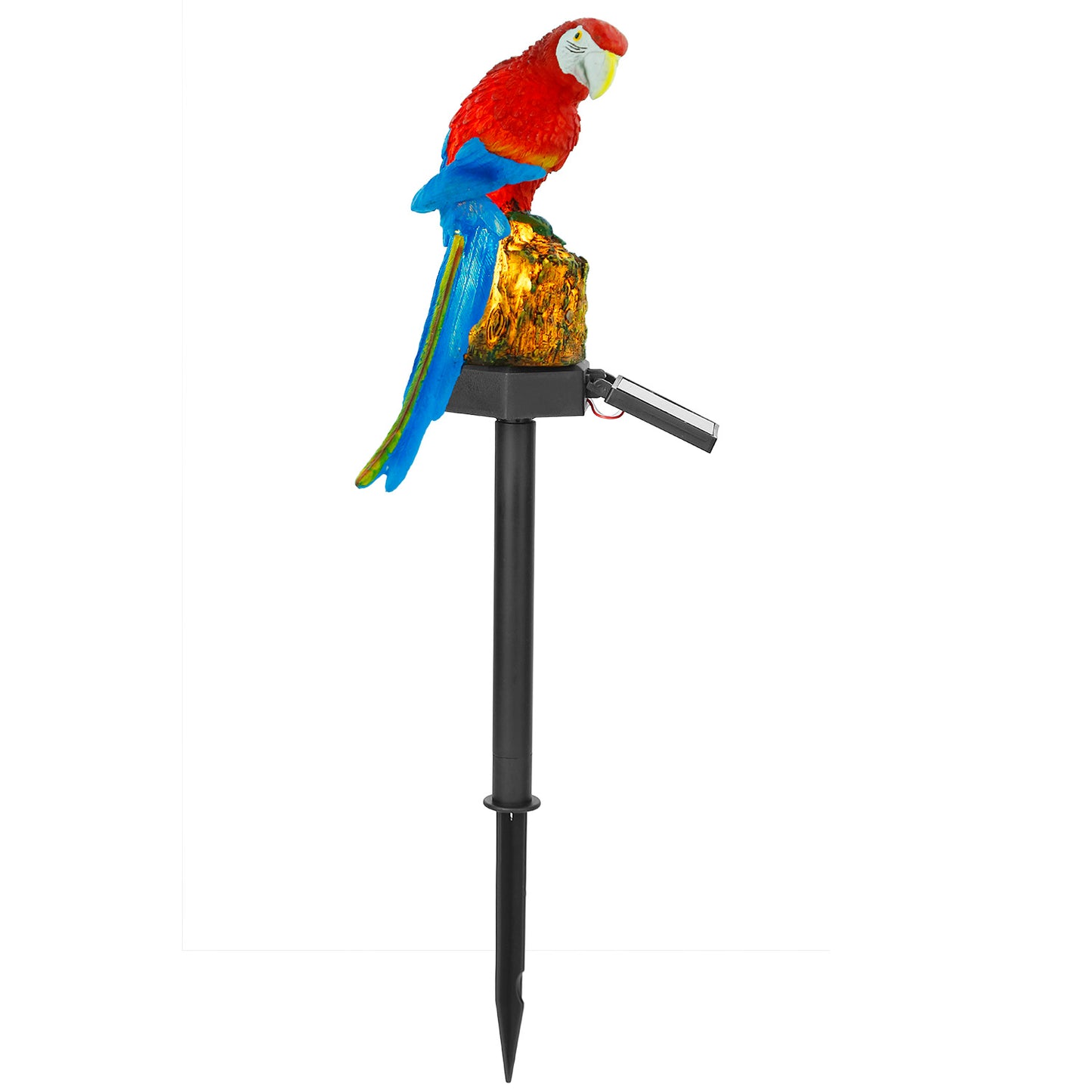 Solar Parrot Garden Light with Stake - Waterproof LED Outdoor