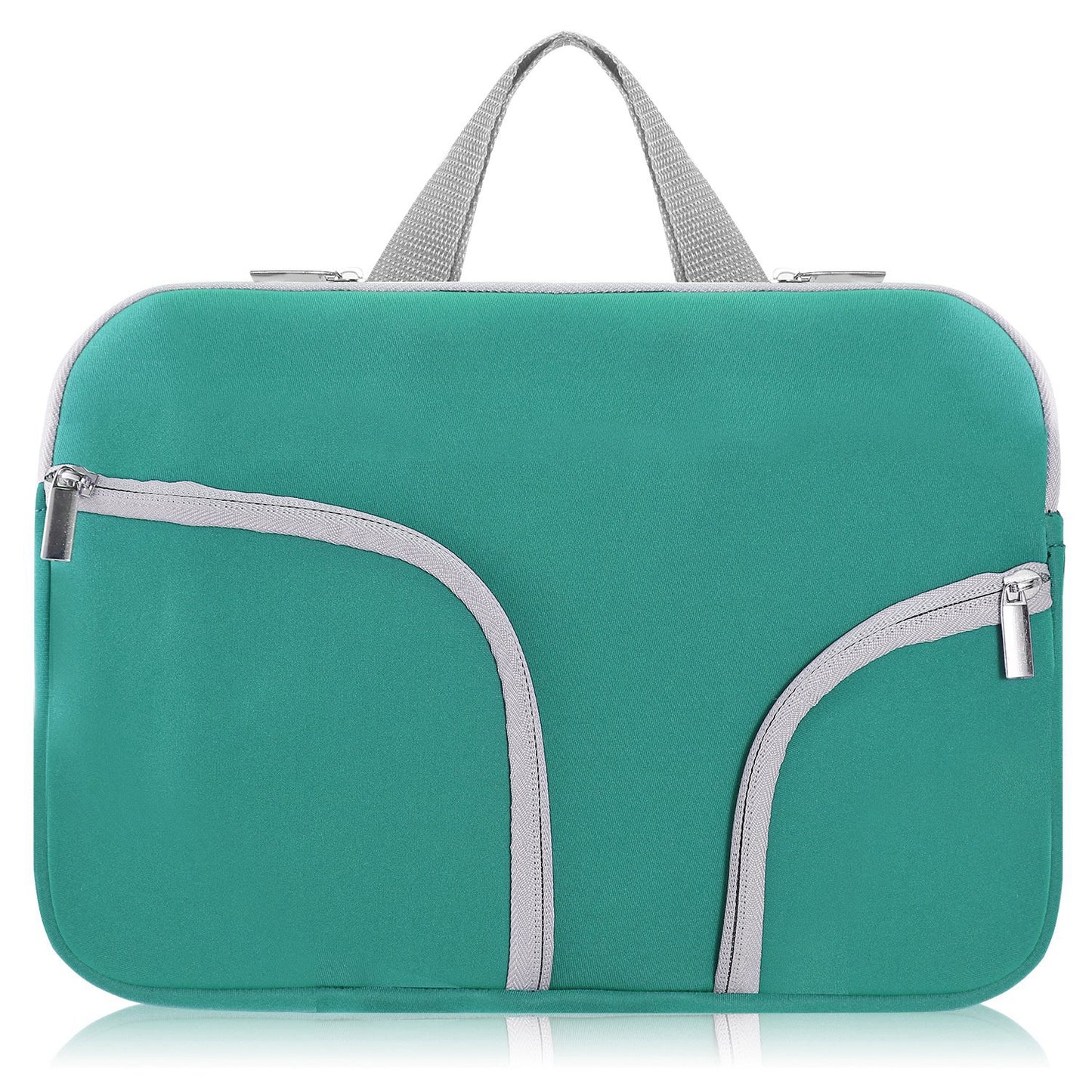 Laptop Sleeve Bag with Front Pockets - Neoprene Protection