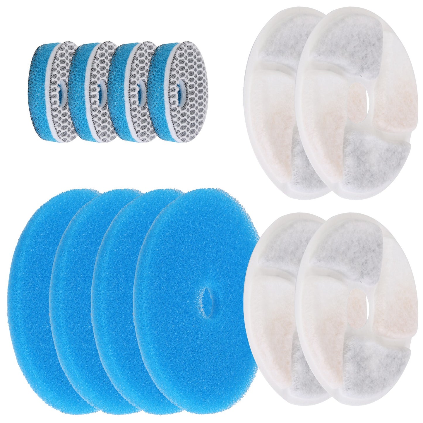 Pet Water Fountain Replacement Filters 4-Pack for GPCT4415