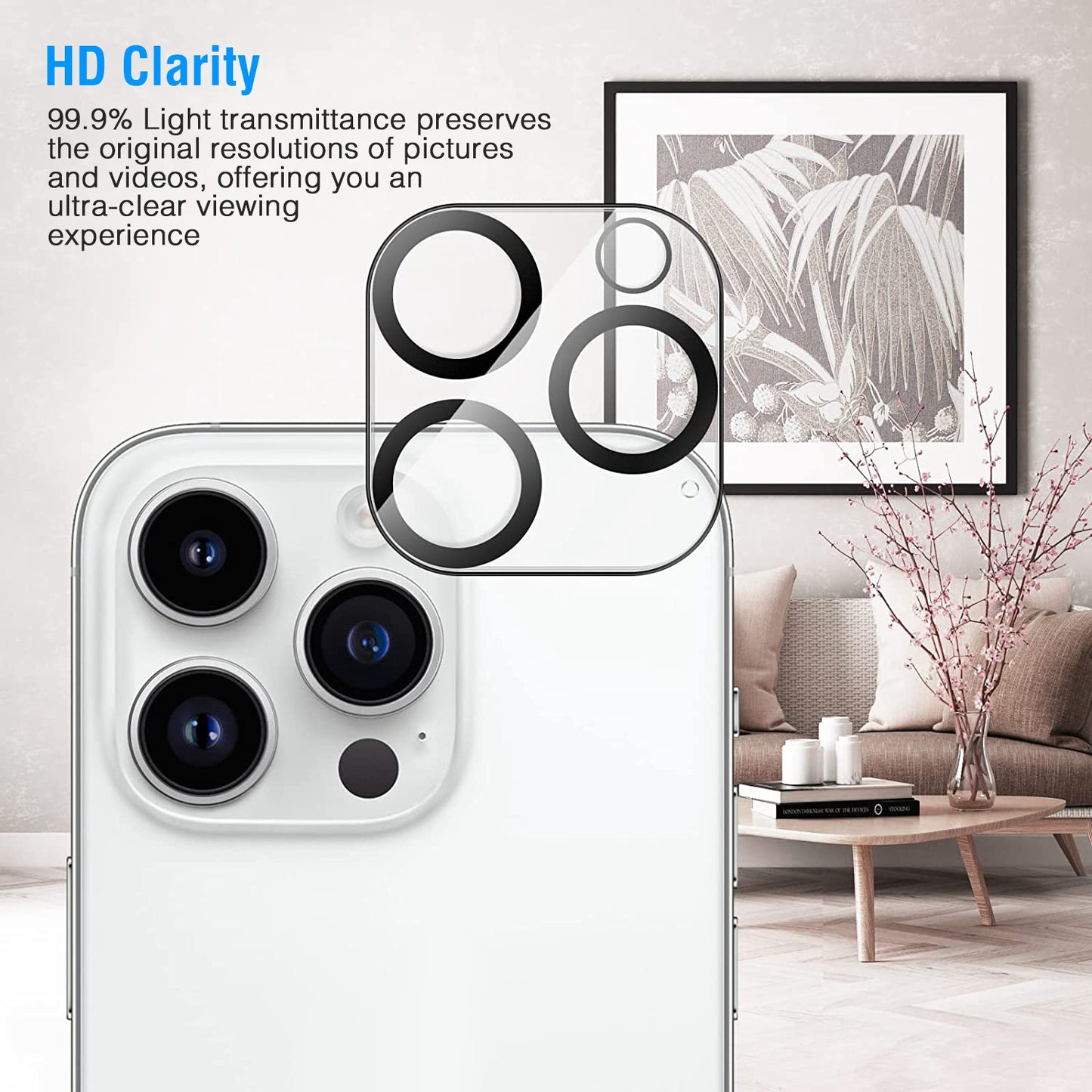 Camera Lens Protector for iPhone 12/13/14 - 9H Tempered Glass