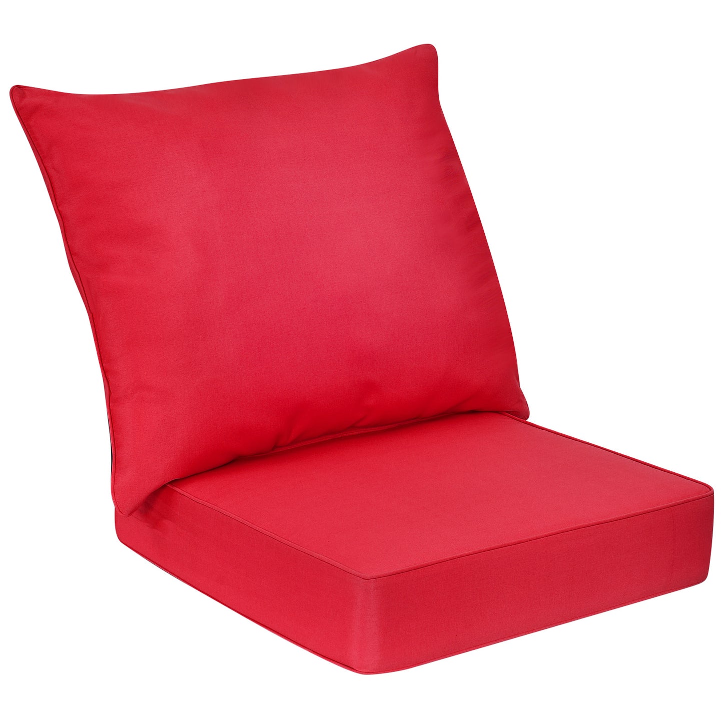 Deep Seat Chair Cushion Set with Rope Belts for Outdoor Use