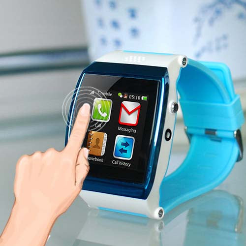 Smart Watch with Bluetooth Calling & Camera - Blue