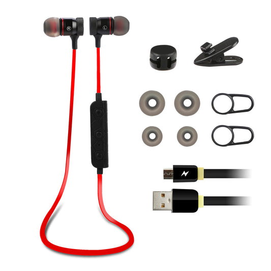 Wireless Neckband Headphones with Magnetic Earbuds - Sport