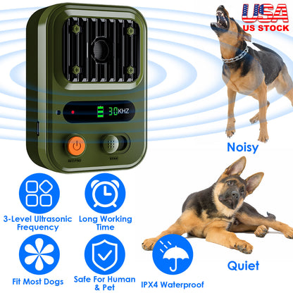 Ultrasonic Dog Bark Control Device with 3 Frequency Levels