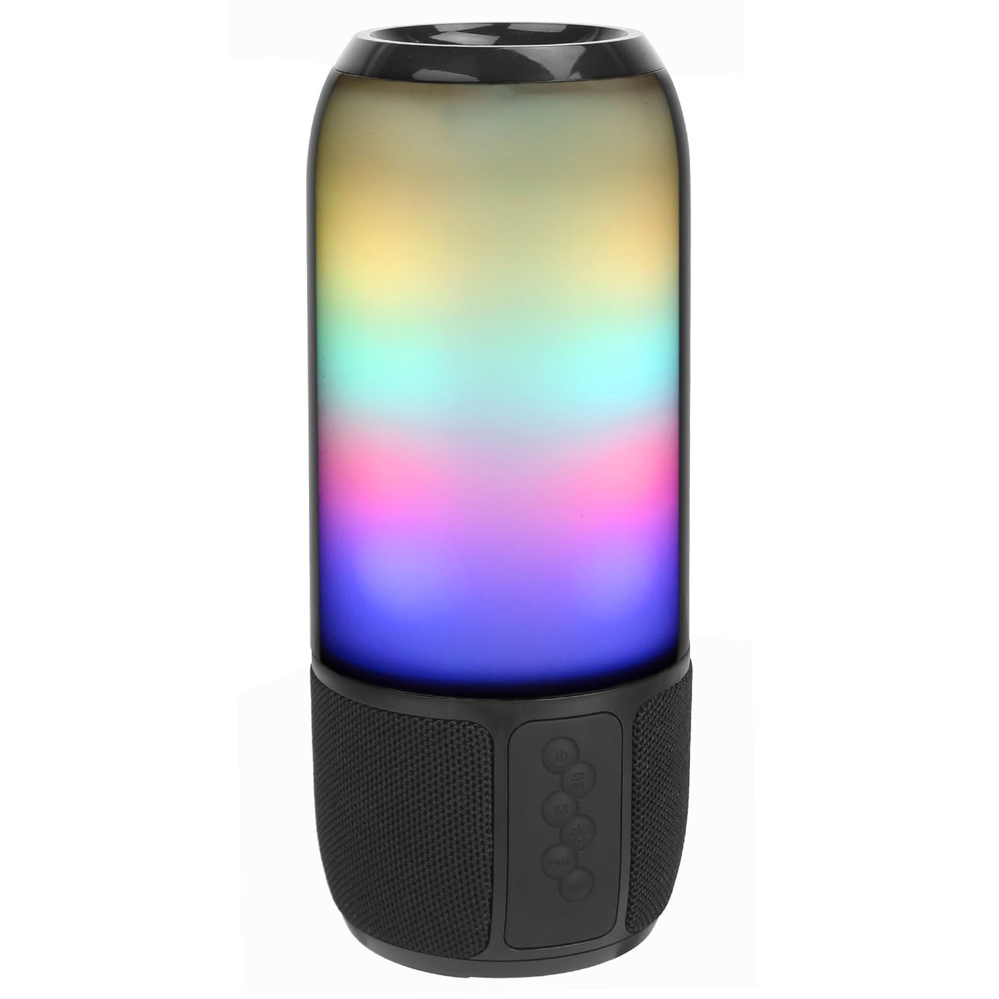 Portable Bluetooth Speaker with 6 Color LED Lights & Stereo Sound