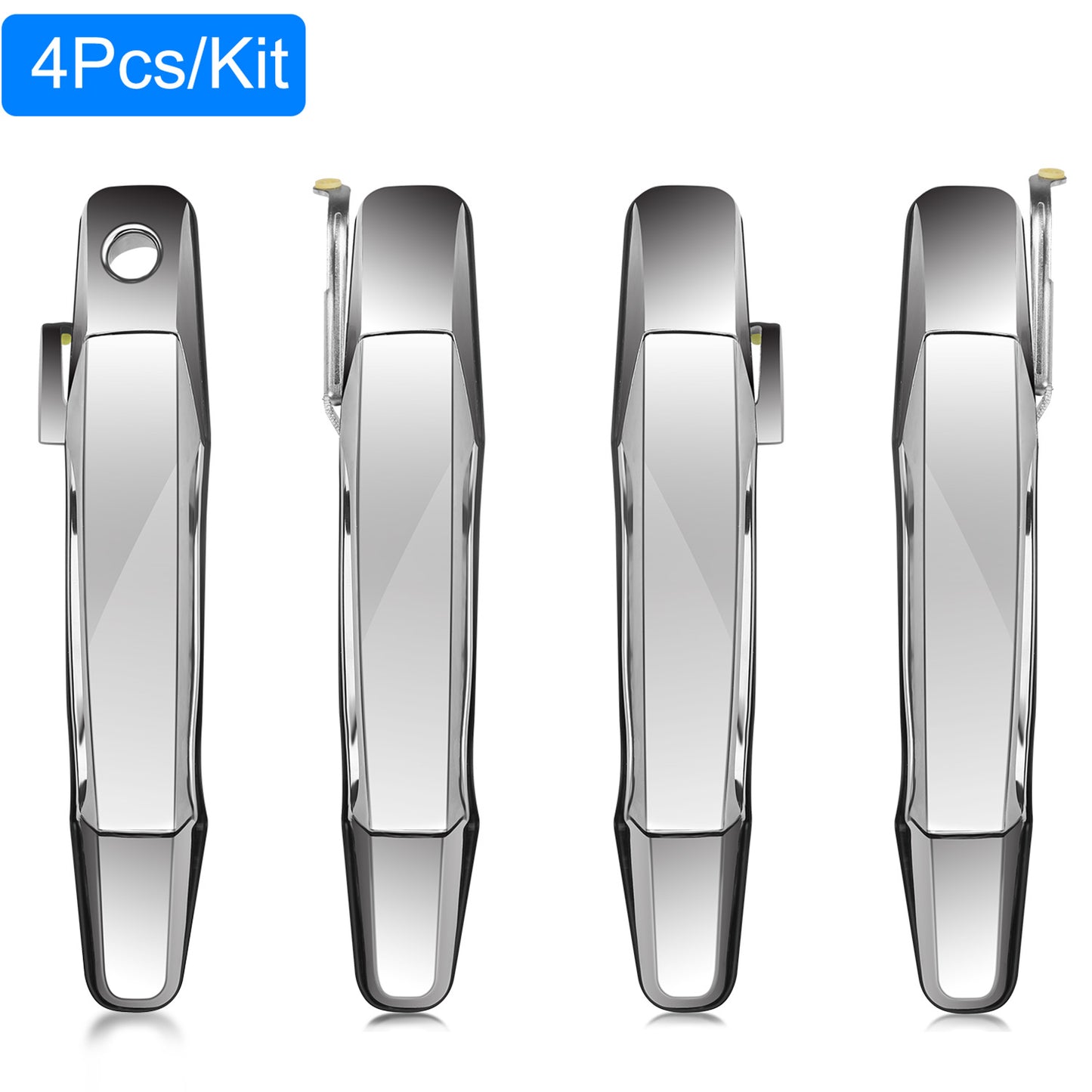 Chrome Door Handle Set for Chevy Silverado Sierra 2007-2014