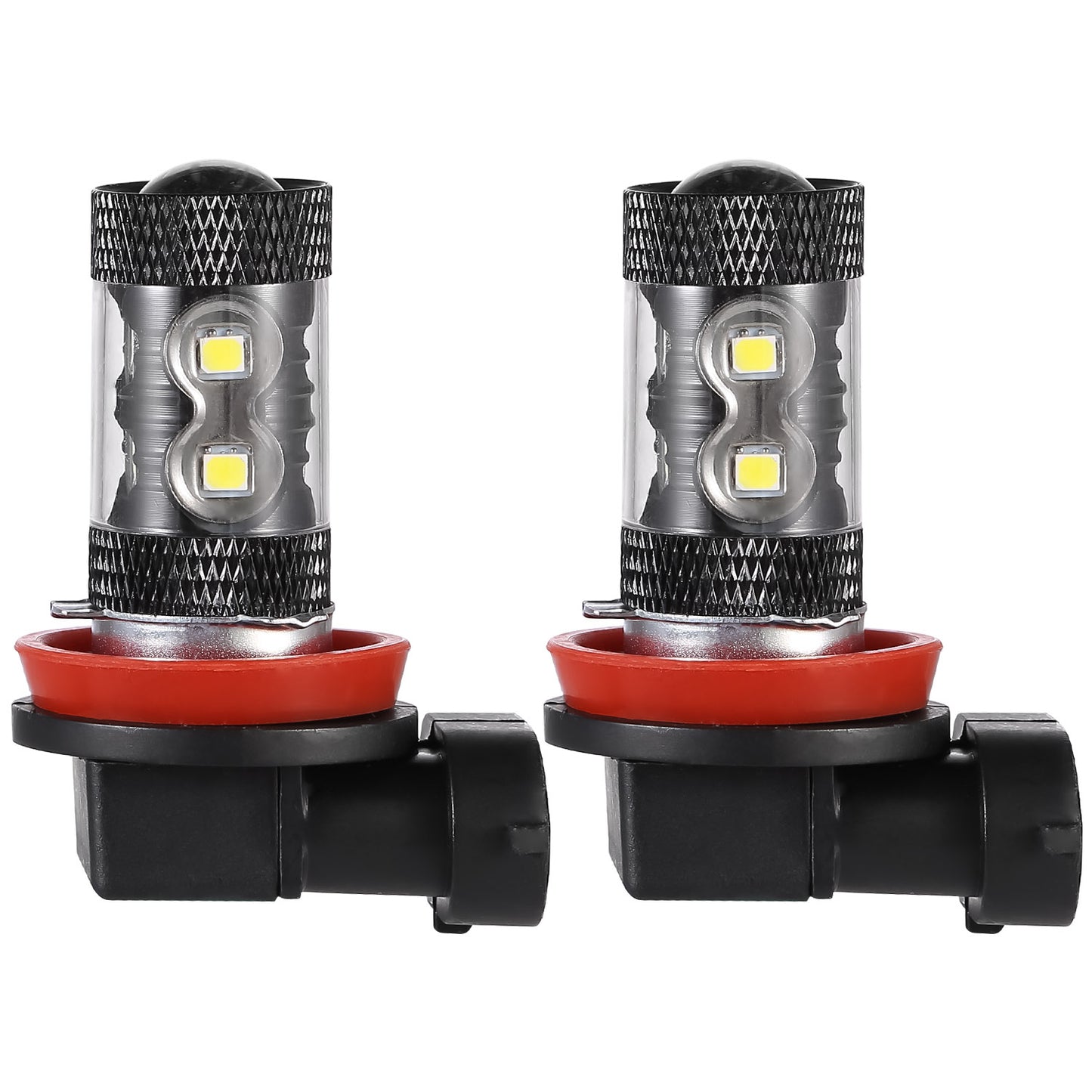 H8/H9/H11 LED Fog Light Bulbs 800LM 6000K White (2-Pack)