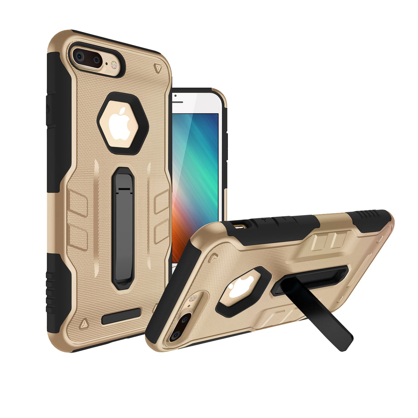 iPhone 8 Plus Rugged Case with Magnetic Kickstand