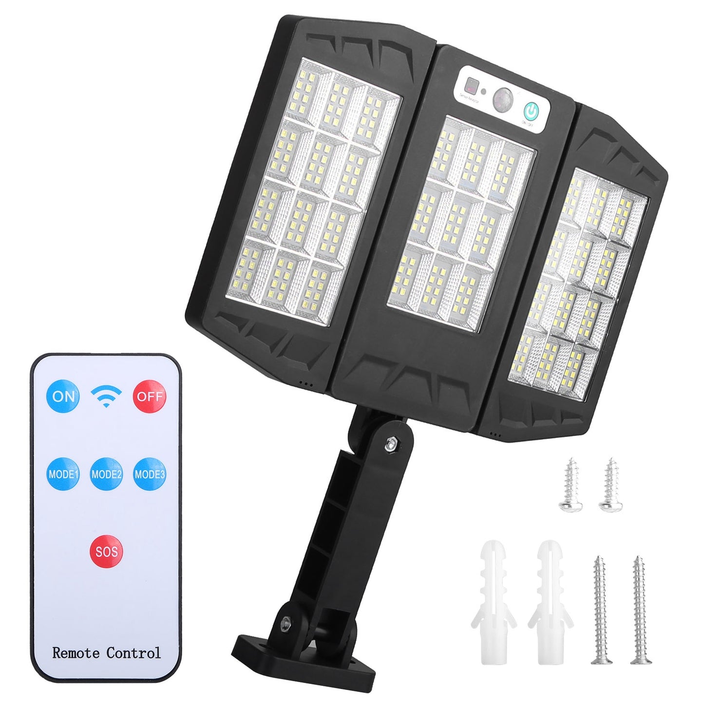 Solar Wall Light with Motion Sensor and Remote Control