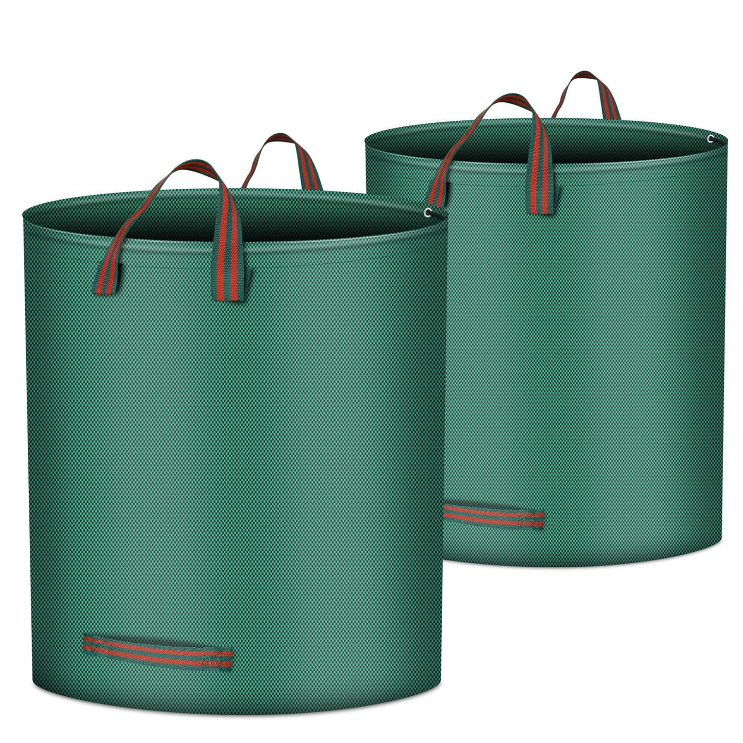 Garden Waste Bags 26 Gallon - Waterproof with 4 Handles (2-Pack)
