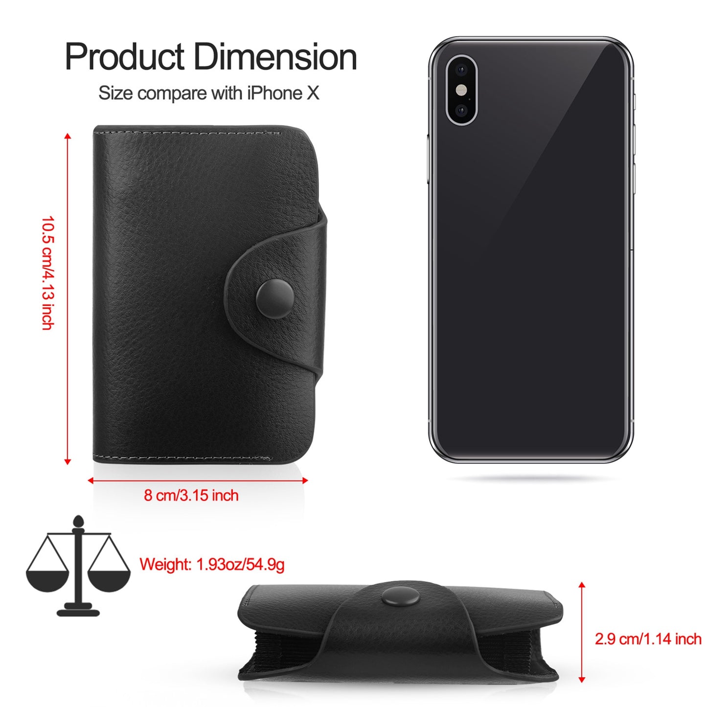 PU Leather Card Holder Wallet