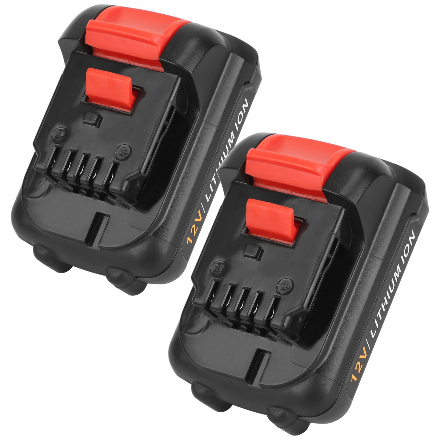 12V Li-ion Power Tool Battery 2-Pack for Dewalt DCB120 Series