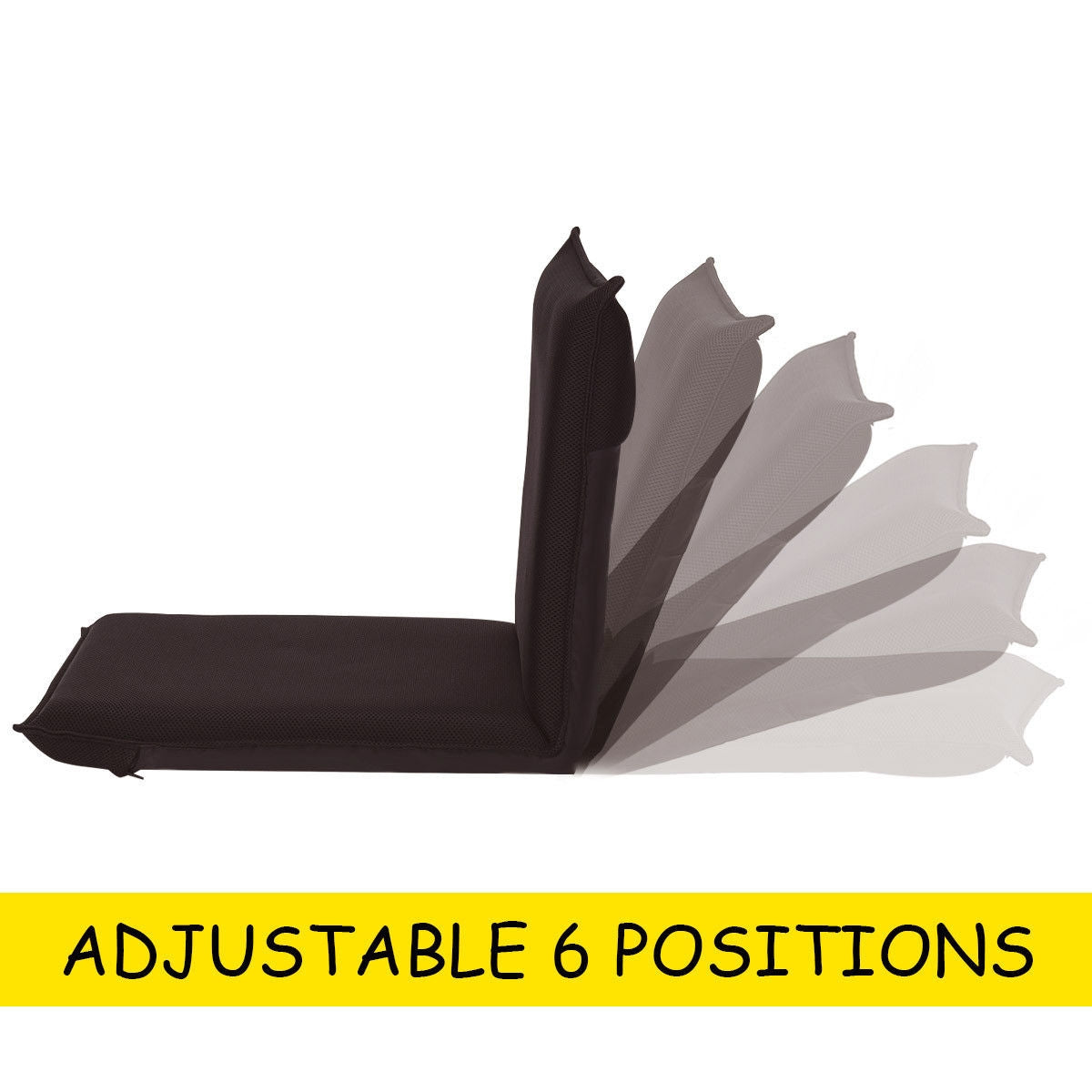 Adjustable Floor Chair with 6 Reclining Positions