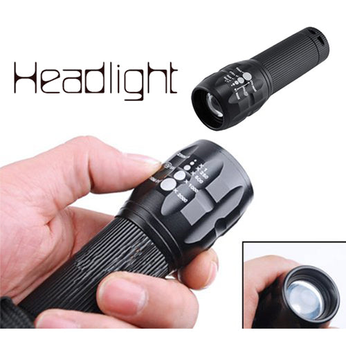 Bicycle Light Set with Q5 LED Headlights and Rear Light