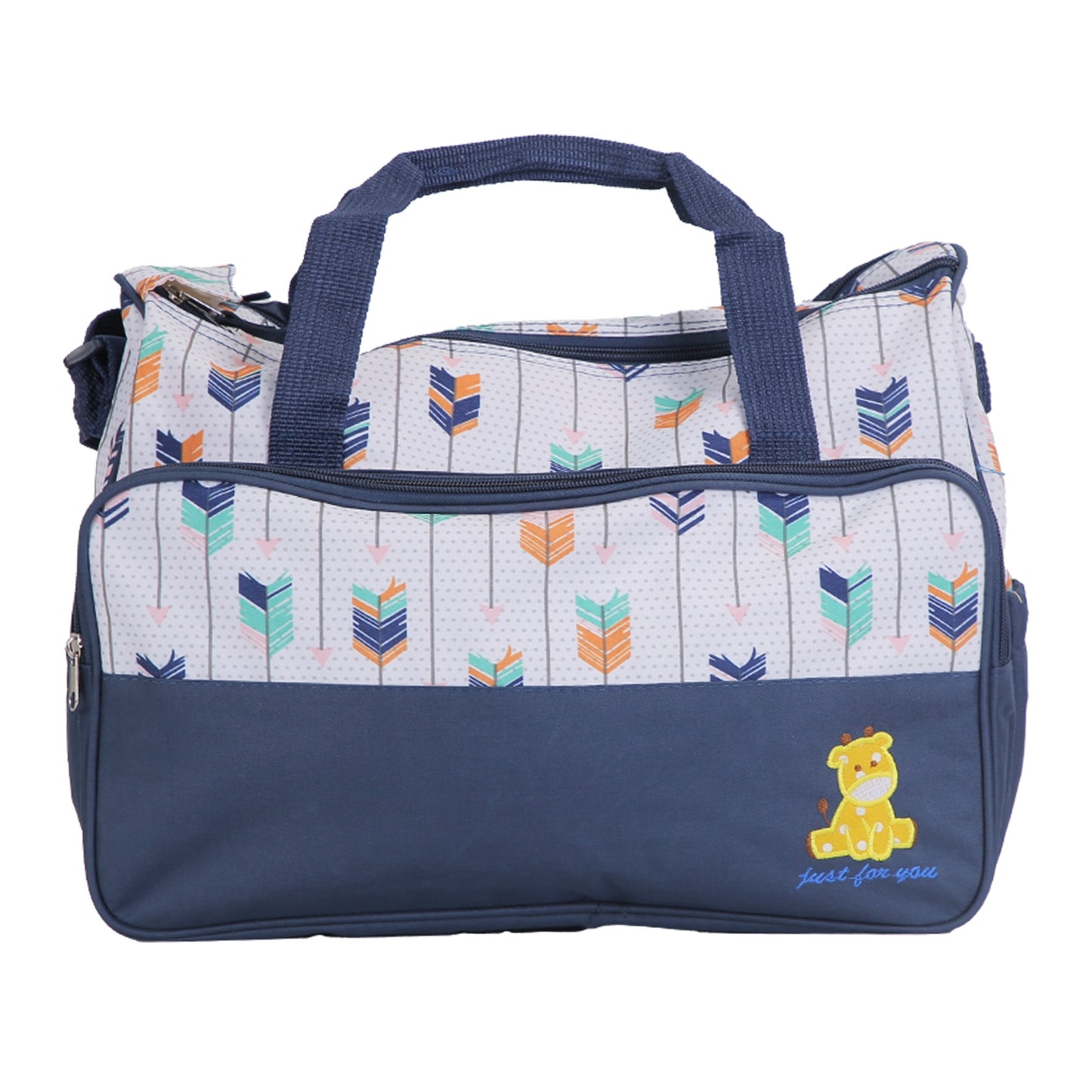 5-Piece Diaper Bag Set with Bottle Bag and Changing Pad