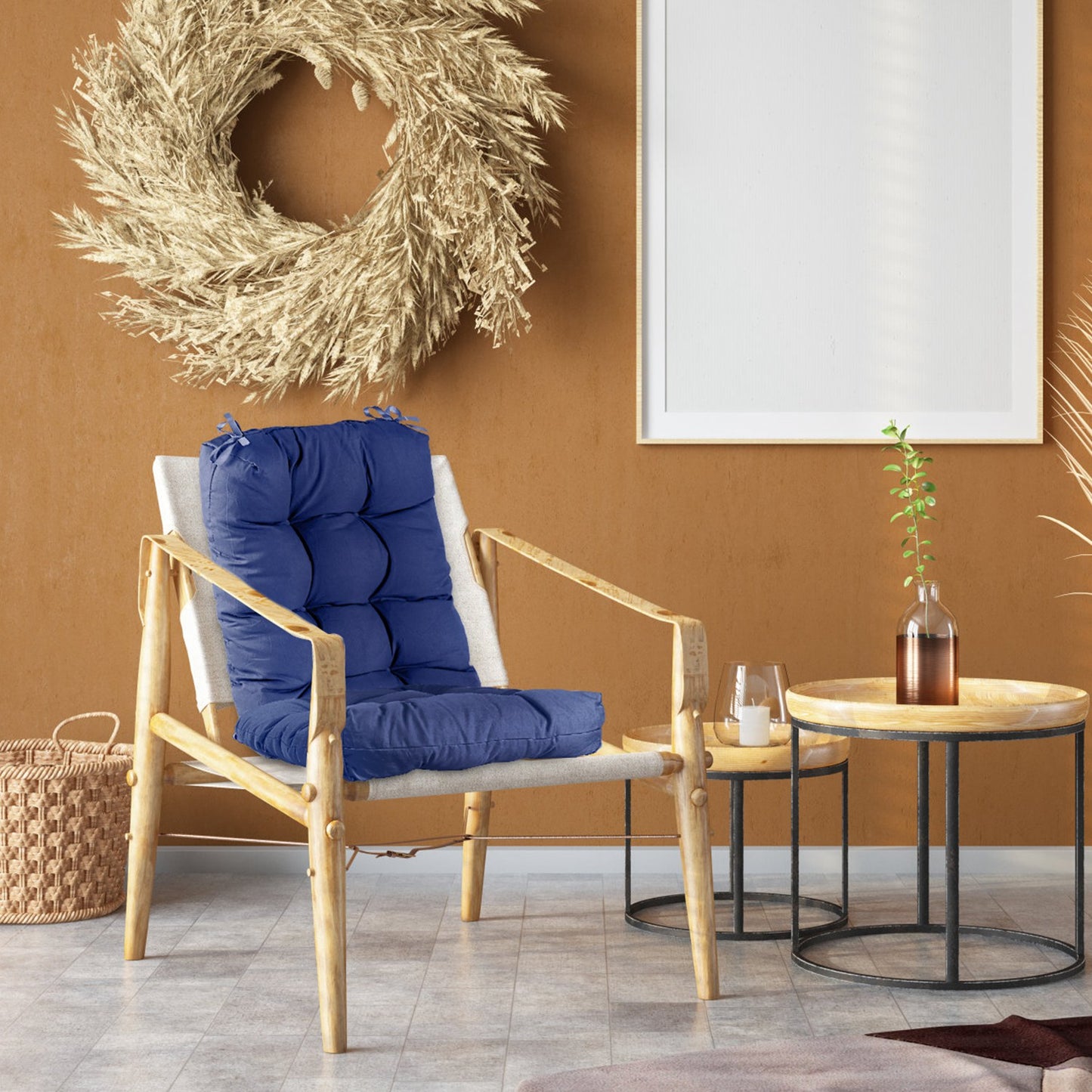 Rocking Chair Cushion Set - Waterproof with Non-Slip Ties