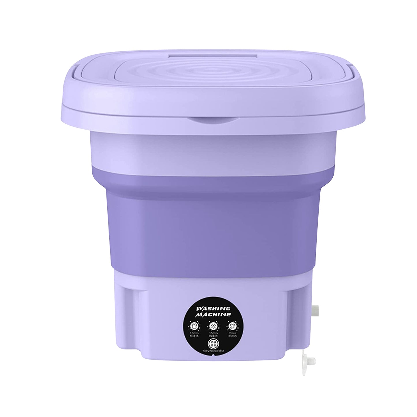 Portable Foldable Washing Machine 8L with 3 Wash Modes