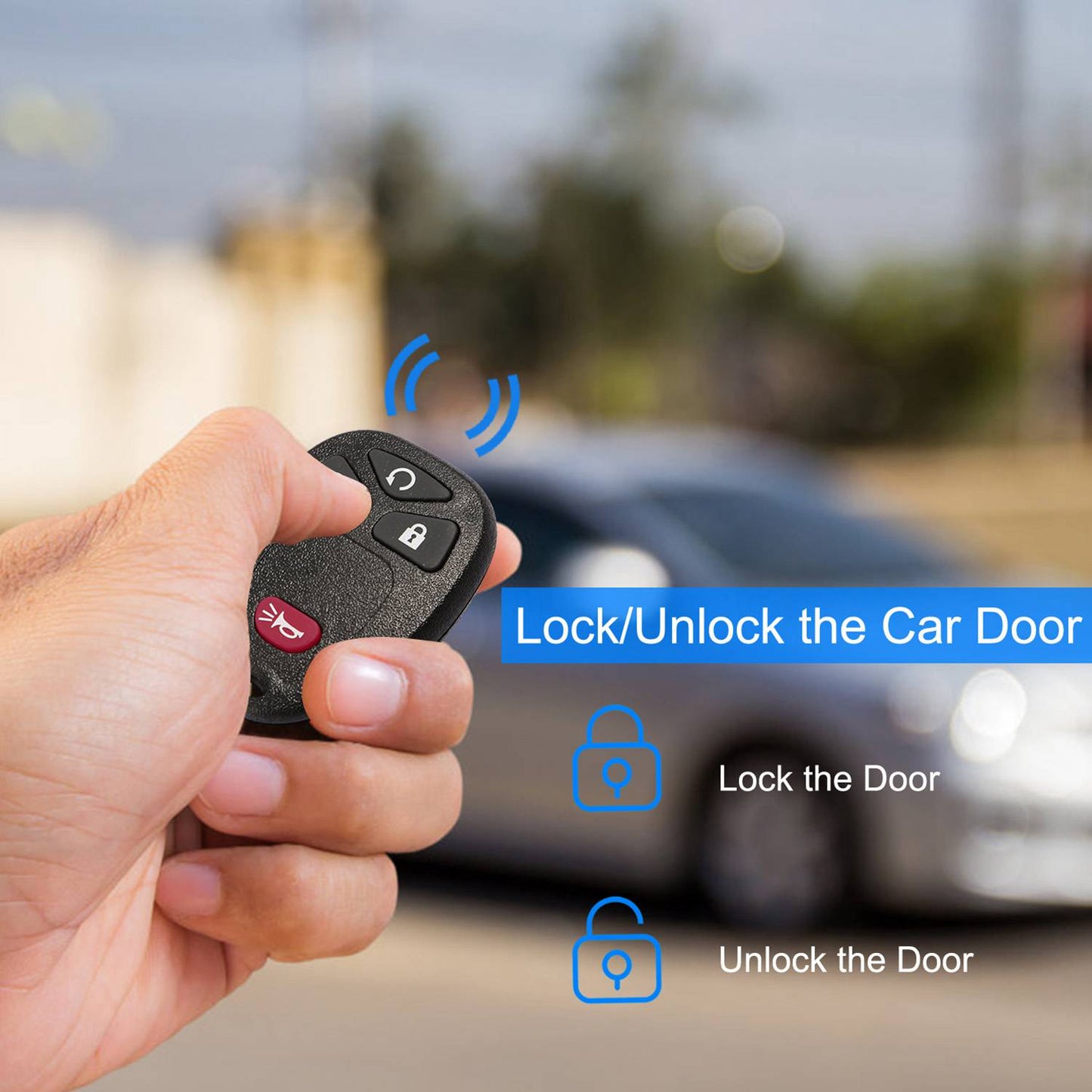 Keyless Entry Remote Key Fob for Chevy Impala Cadillac Buick