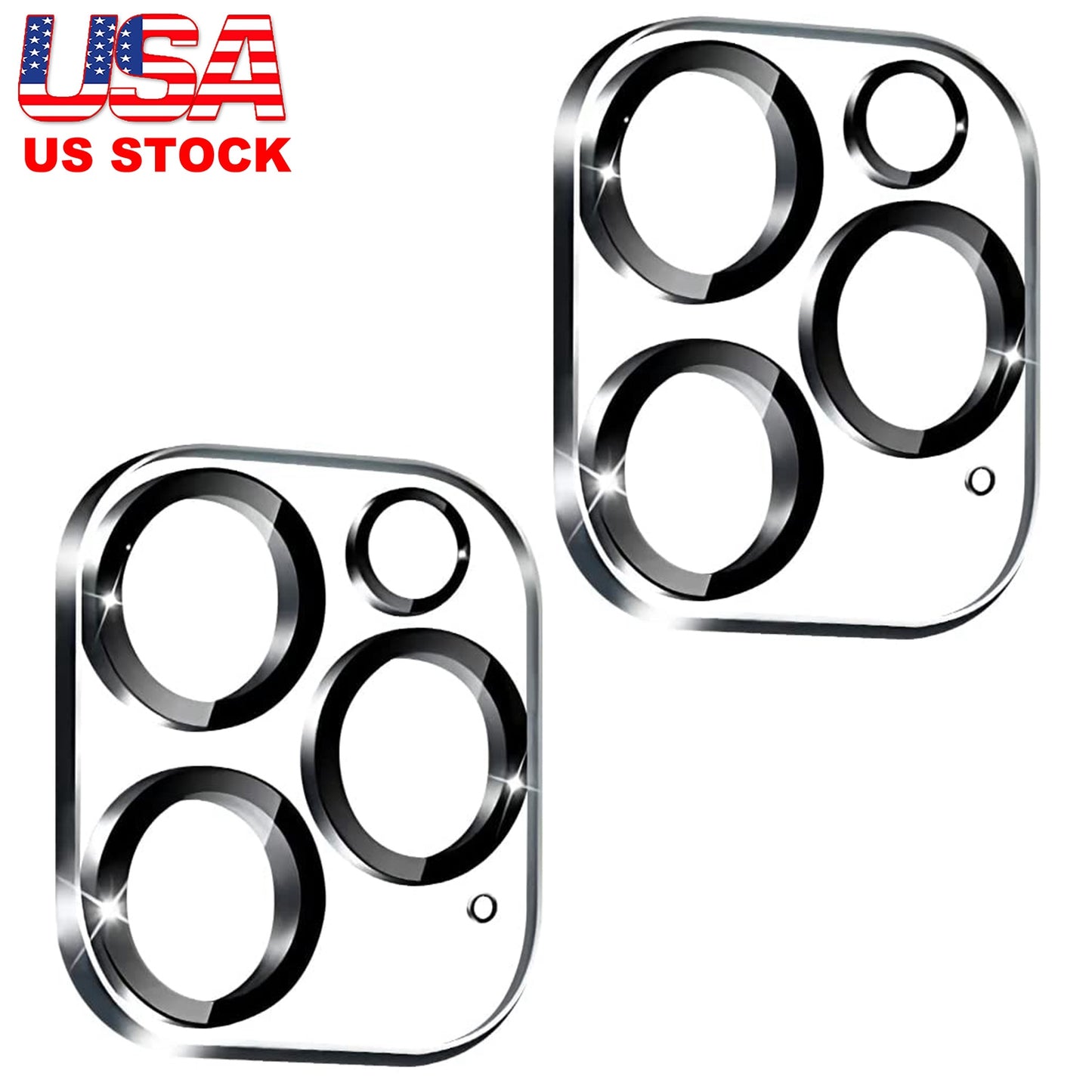 Camera Lens Protector for iPhone - 2 Pack Tempered Glass