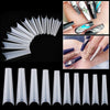 500Pcs DIY False Nail Tips C Curve