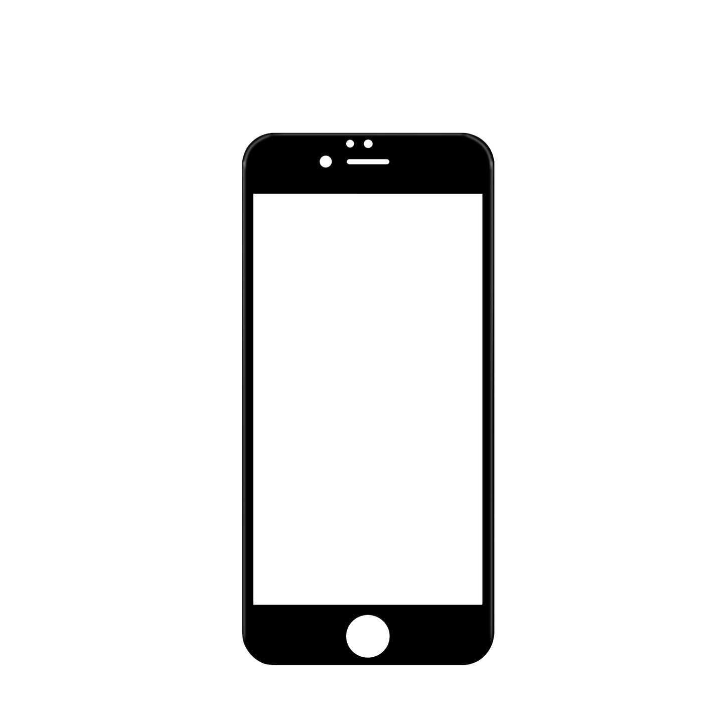 Tempered Glass Screen Protector for iPhone 6 - 3D Curved
