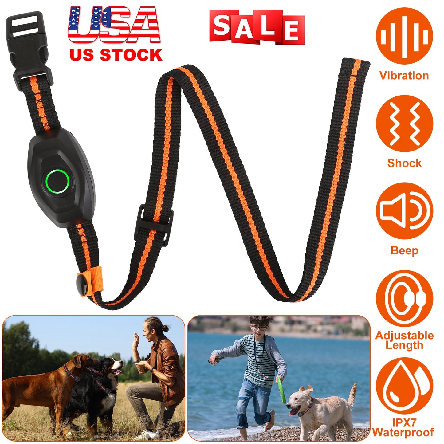 Dog Training Collar with Remote – Waterproof Rechargeable