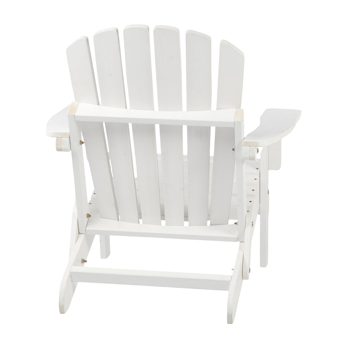 Folding Adirondack Chairs Set of 2 - Hemlock Wood Outdoor Seating