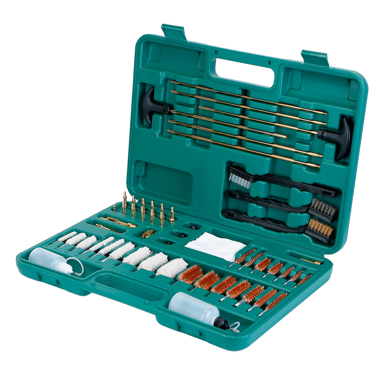 Gun Cleaning Kit with Carrying Case for Rifles & Pistols