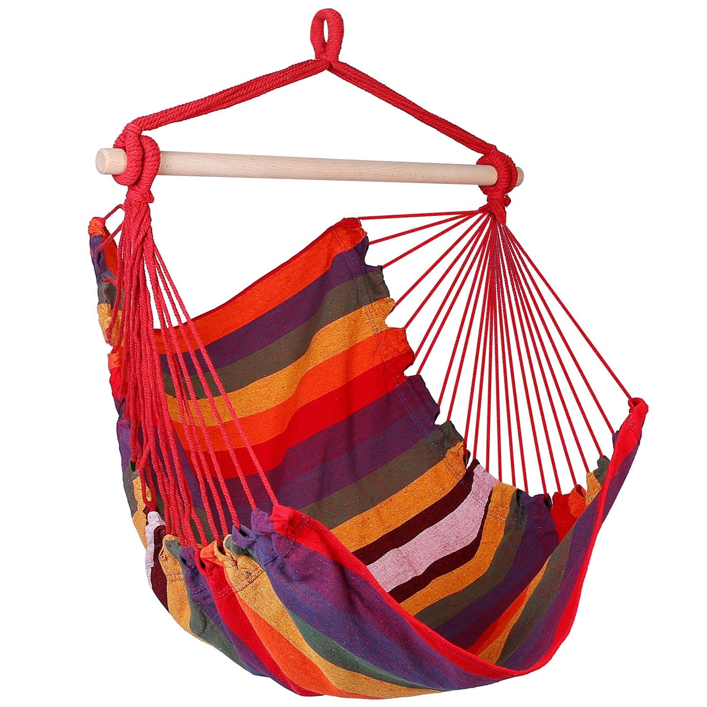 Hanging Hammock Chair with Pillows – 265 lbs Capacity