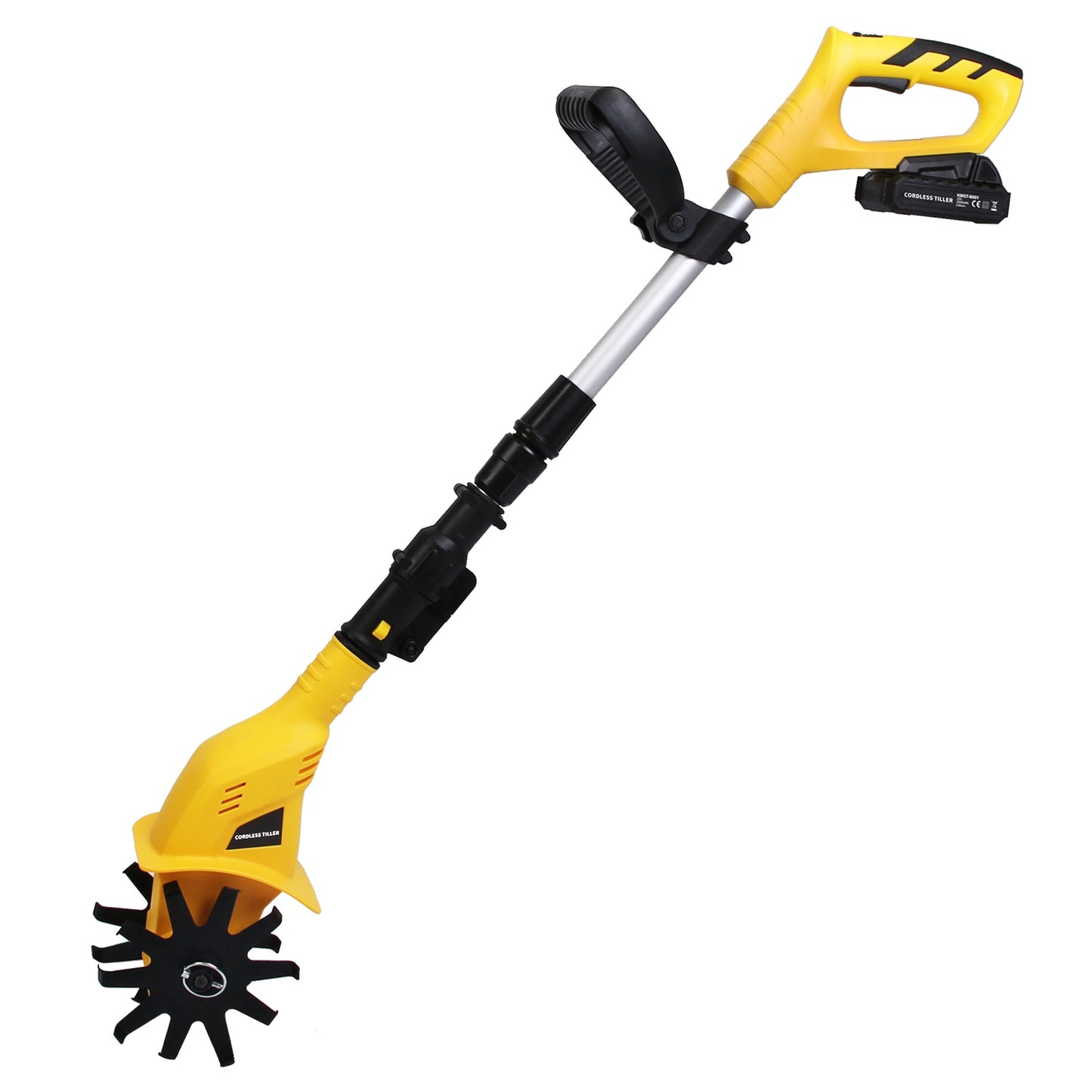 Cordless Electric Garden Tiller 20V Battery Powered Cultivator