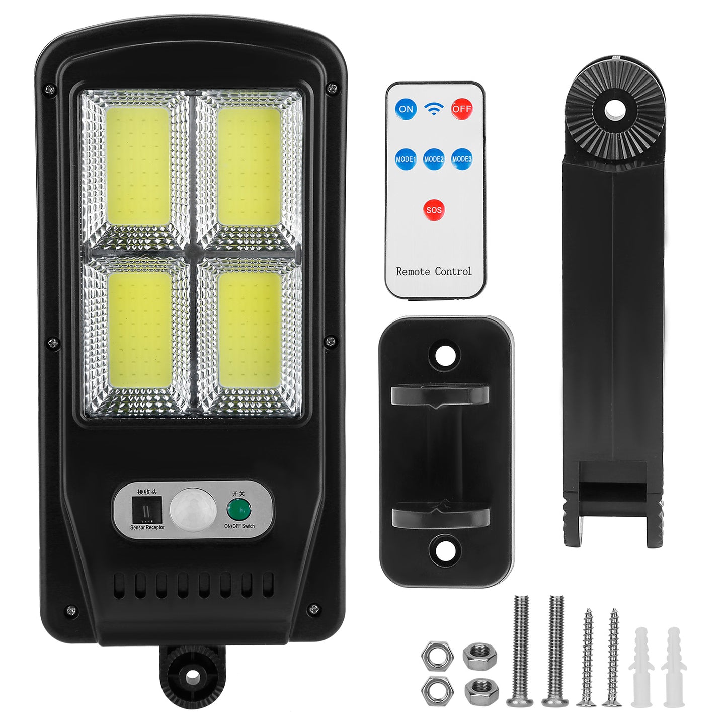 Solar Motion Sensor Wall Light 120 LED Outdoor Waterproof