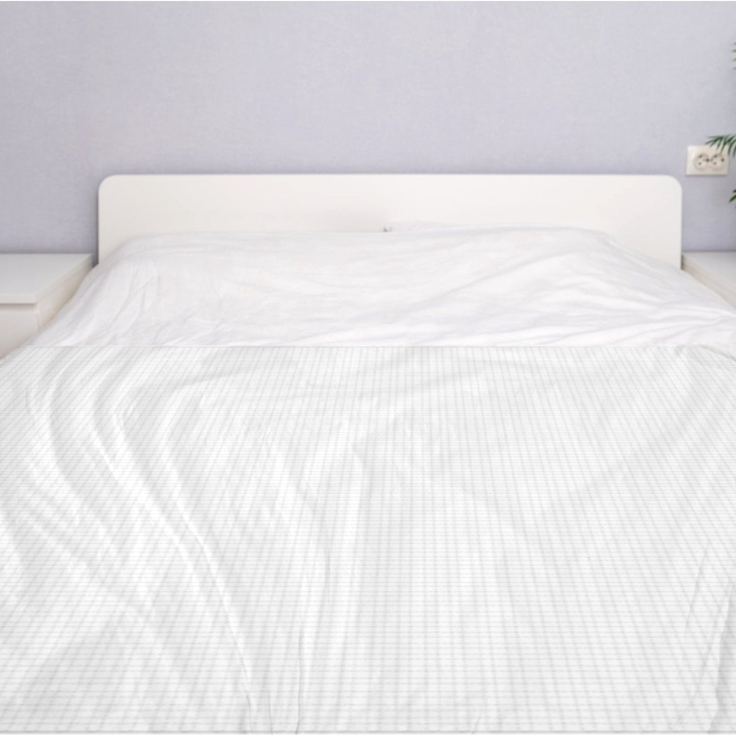 Grounding Sheet King Size Organic Cotton with Silver Fiber