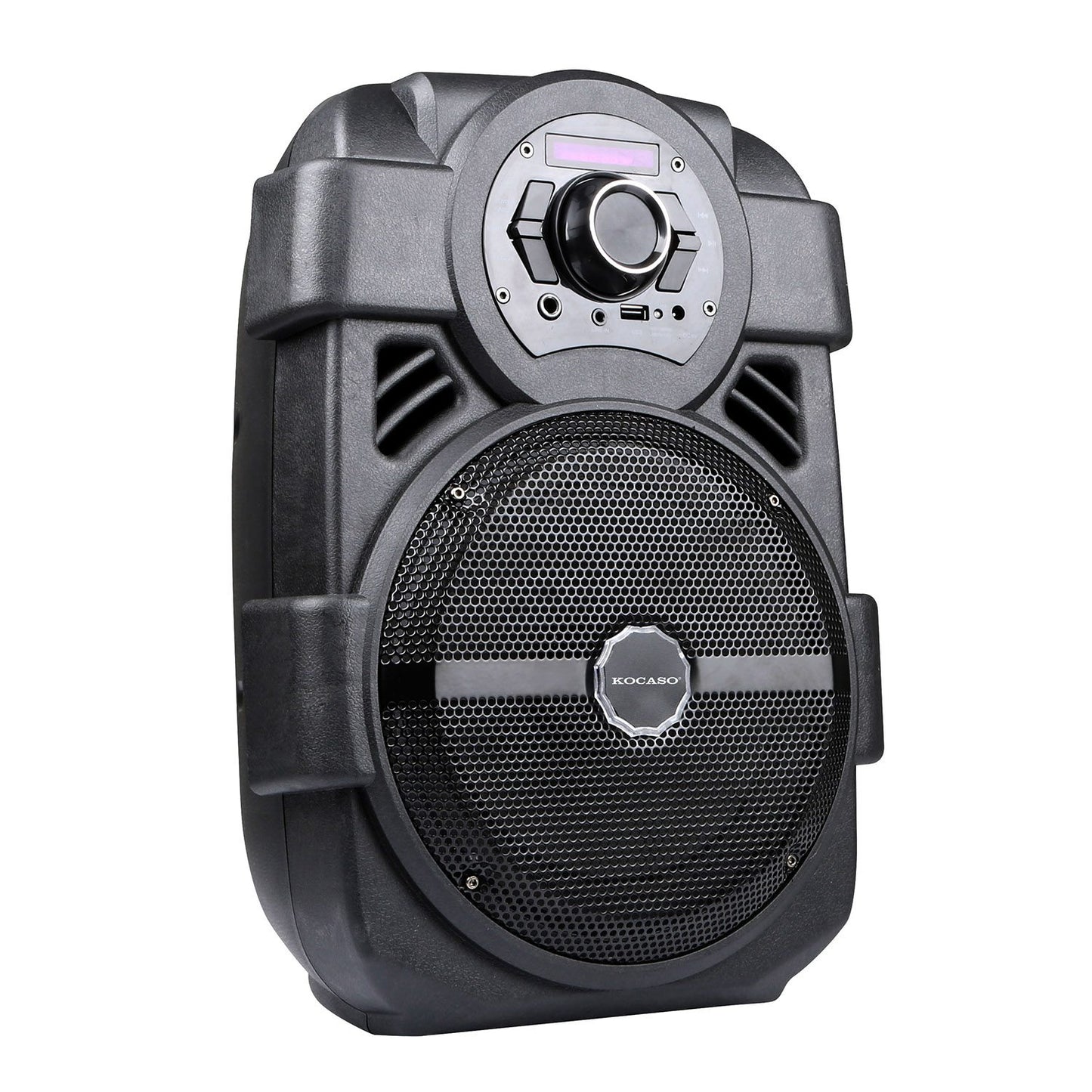 Portable PA Karaoke Speaker with 8" Subwoofer & DJ Lights