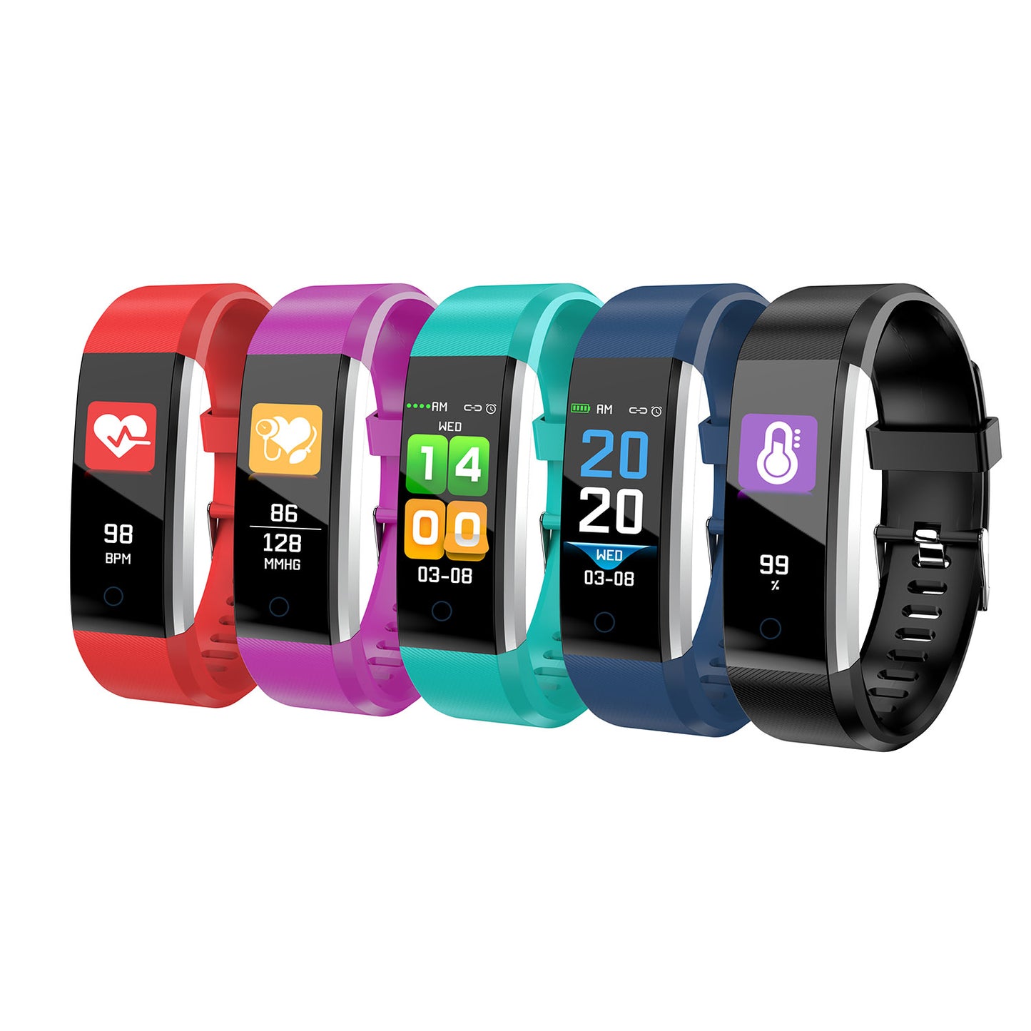 Fitness Tracker with Heart Rate Monitor & Sleep Tracking