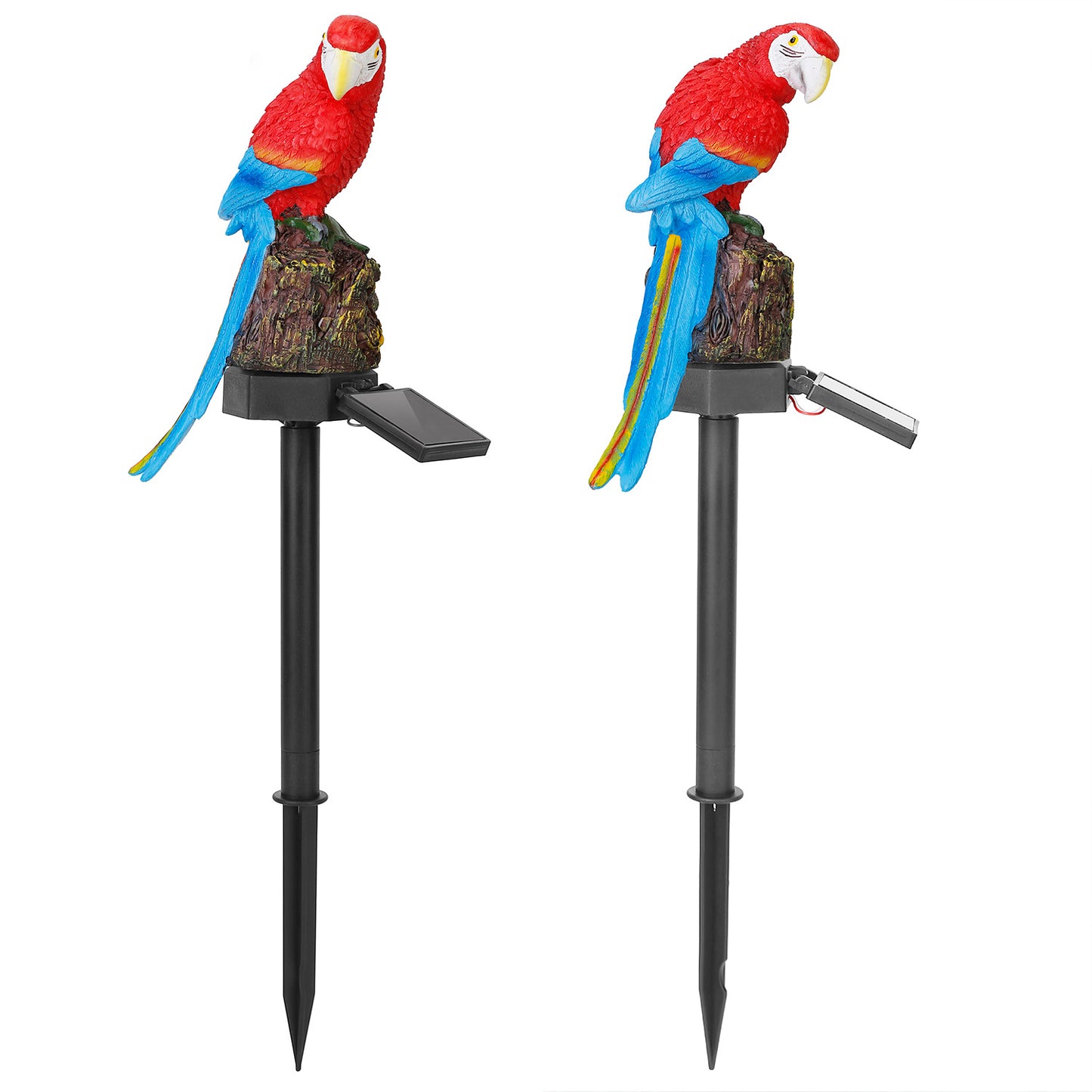Solar Parrot Garden Light with Stake - Waterproof LED Outdoor